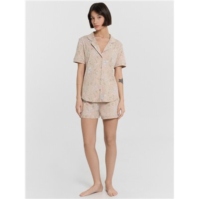 КОМПЛЕКТ ЖЕНСКИЙ (ЖАКЕТ, ШОРТЫ) 592478