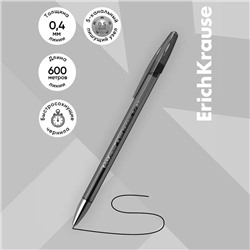Набор ручек гелевых 4 штуки, ErichKrause R-301 ORIGINAL Gel, узел 0.5 мм, чернила микс, длина линии письма 600 метров, европодвес
