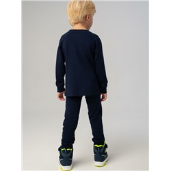 Термокомплект трикот. для мальчиков: фуфайка (футболка) с длин. рук, брюки