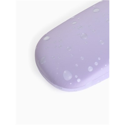 Футляр для очков на хлопушке, с принтом, размер 16×6×3 см, фиолетовый