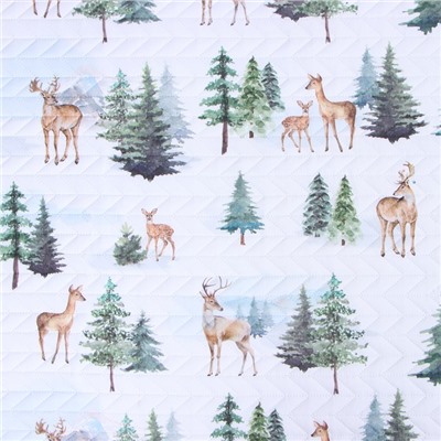 Покрывало «Этель» 1.5 сп Forest miracle, 145×210 см, микрофибра