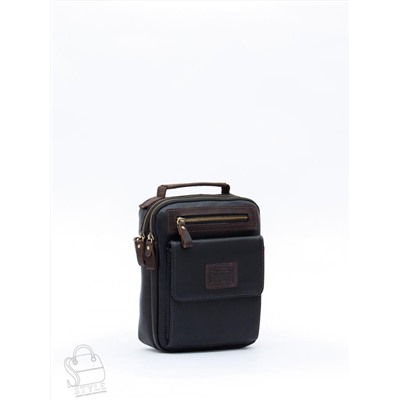 Сумка мужская кожаная 4185-1TR black Tough Ruder