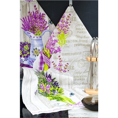 Натали Полотенце Полотенце кухонное Букет лаванды