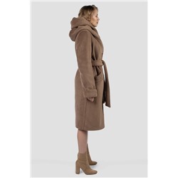 02-3280 Пальто женское утепленное (пояс)