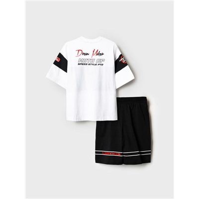 Комплект трикотажный для мальчиков: фуфайка (футболка), шорты