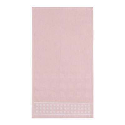 Полотенце махровое LoveLife «Square» 50×90 см, цвет бледно-розовый, 100% хл, 380 г/м²