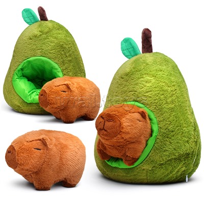 Мягкая игрушка "Капибара" 35 см