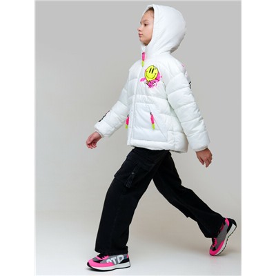 Куртка текстильная с полиуретановым покрытием для девочек