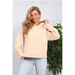 1087 Толстовка женская (Бежевый)