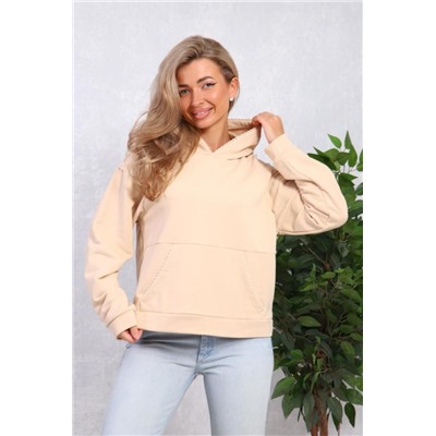 1087 Толстовка женская (Бежевый)