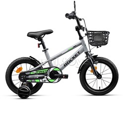 Велосипед 14" Rocket First, цвет серый