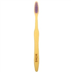 Wowe, ColorBurst, Bamboo Toothbrush, Purple, 1 Toothbrush