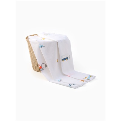 Пелёнка «Крошка Я. Машинки», 73×120 см, бязь 125 г/м², хлопок 100%