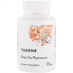 Thorne Research, фитосомы зеленого чая, 60 капсул