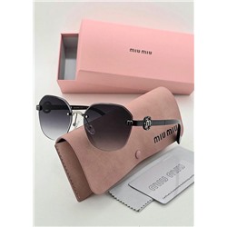 Набор женские солнцезащитные очки, коробка, чехол + салфетки #22931378