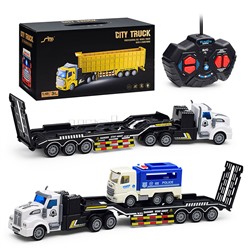 Машина "Транспортёр" р/у, 27 MGz, с одной спасательной машиной, в коробке