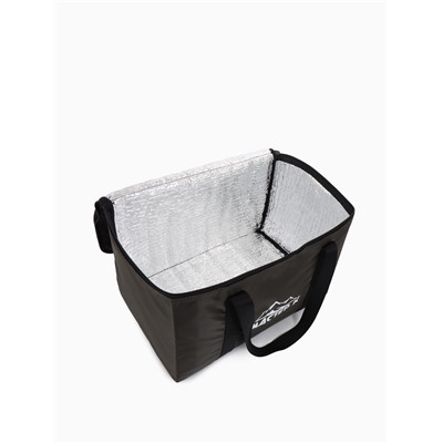 Термосумка с аккумулятором холода «Мастер К.» на молнии, объём 25 л, сохраняет холод до 6 ч, хаки