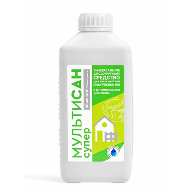 Жидкость для биотуалета универсальная «Мультисан Супер», концентрат, 1 л
