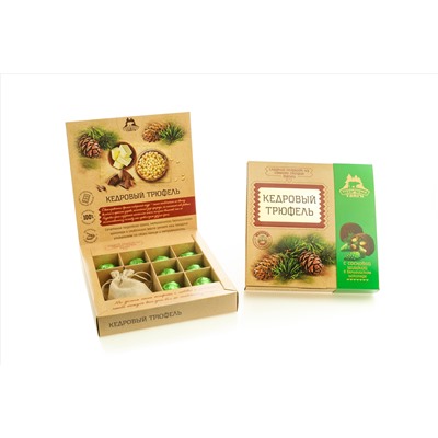 Сосновая шишка в натуральном шоколаде / коробка / 120 гр / ТМ Территория Тайги