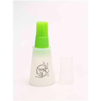 Кисть для масла «Натурально», 11.8×5.2 см, силикон