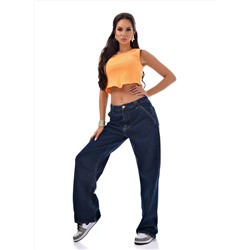 Женские джинсы широкие прямые CRACPOT