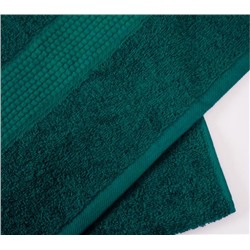 Полотенце банное махровое Софатекс 100х180 для ванны и душа (Зеленый)