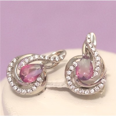 Серьги родий Н01-13891