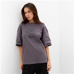 Футболка женская MIST Moscow размер 48-50, серая