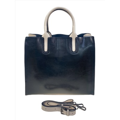 Женская сумка из натуральной кожи, цвет черный