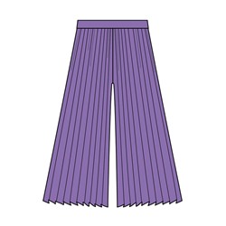 Брюки трикотажные для девочек (кюлоты)