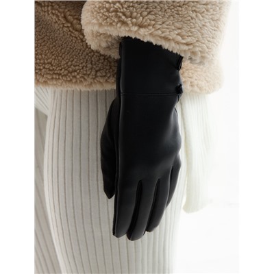 Перчатки женские, безразмерные, без утеплителя, чёрные