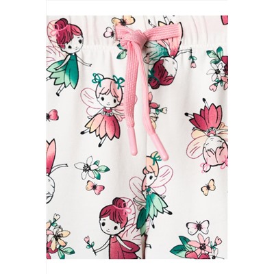 Брюки детские трикотажные для девочек, 2 пары в комплекте PLAYTODAY, 1240072