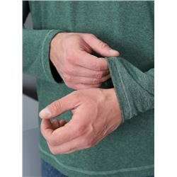 Везувий - лонгслив зеленый