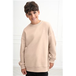 Детский свитшот оверсайз из футера трехнитки Happyfox