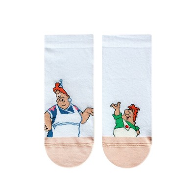 Короткие БРЕСТСКИЕ НОСКИ ЖЕНСКИЕ 1162 СМФ "Малыш и Карлсон"