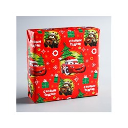 Упаковочная бумага «Машинки» 70×100 см