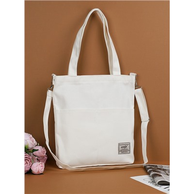 Сумка дамская шоппер 34х5х36 белый / MIR - 03 /уп 20/