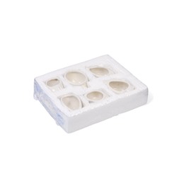 Набор декоративных кашпо для цветов «Ракушки», керамика, 6 шт.