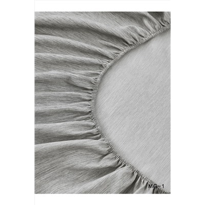 Простыня на резинке Страйп Меланж с высотой борта 25 см НАТАЛИ, 1127597