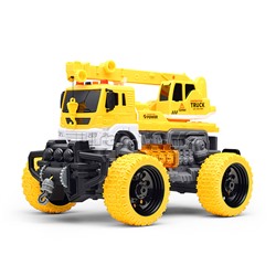 Машина "МегаКран" 1:16 (свет, звук) в коробке (цвет желтый)