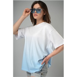 Женская хлопковая футболка оверсайз Happyfox