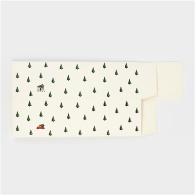 Коробка подарочная новогодняя складная «С Новым годом!», 9.5×32.5×9.5 см