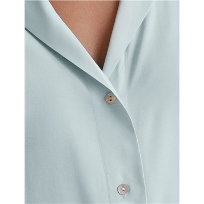 Блузка с коротким рукавом из вискозы с лиоцеллом