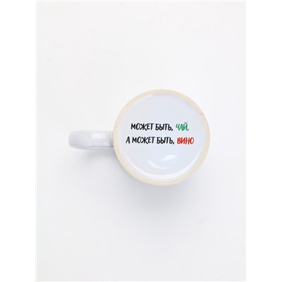 Кружка чайная керамическая «Может быть чай», 320 мл