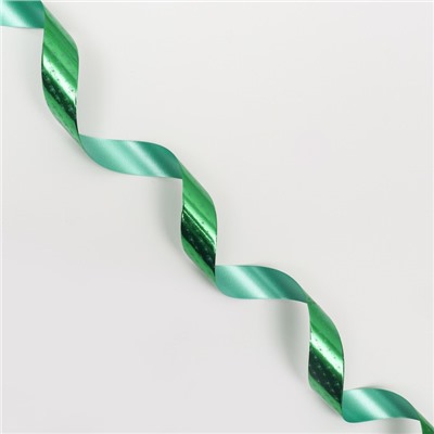 Лента новогодняя для декора и подарков, зелёная «Ёлки», 2 см × 45 м