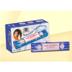 SATYA Ароматические палочки Nag Champa (15г.*12уп)
