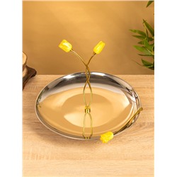 Подставка для закусок, 34×34×28 см, нержавеющая сталь