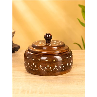 Ваза для конфет «Ассорти», 15×15×10 см, дерево шишам