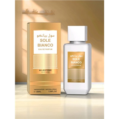 Парфюмерная вода унисекс Milestone SOLE BIANCO, 35 мл (мотив TOM FORD EAU DE SOLEIL BLANC)