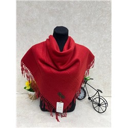 Платок  из кашемира и шерсти, цвет красный